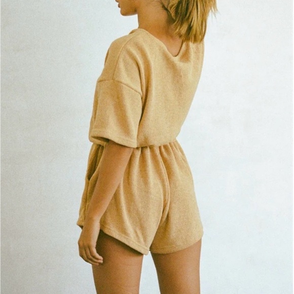 Sabo Skirt Milena Cotton Playsuit Romper in Rust / Clay, Size 8 US (L/12 AUS) - Picture 7 of 7